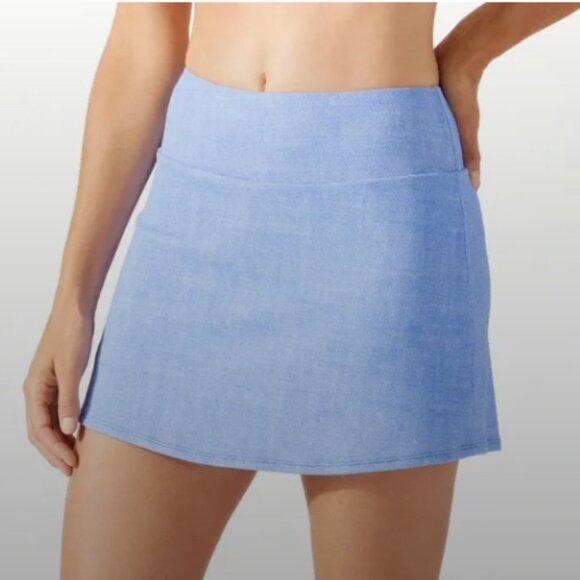 NWT Tommy Bahama Island Cays Skort in Blue Size XS Swimwear Active - Picture 2 of 13